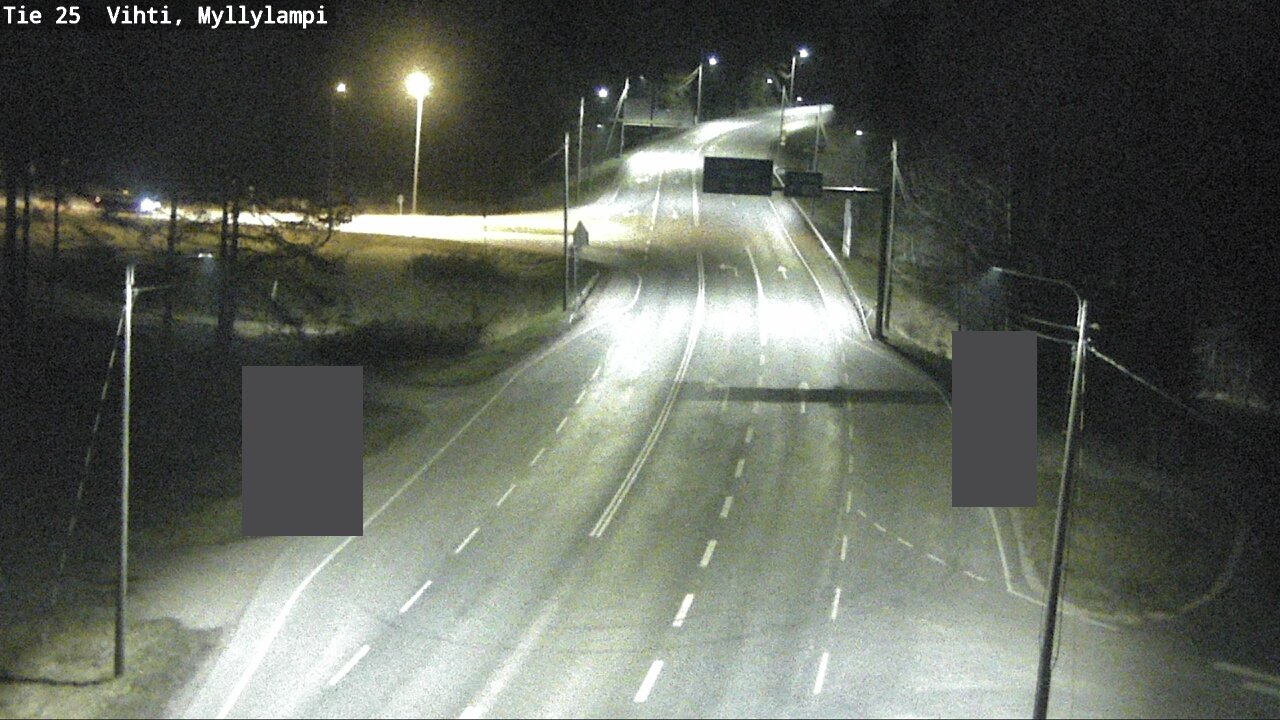 Weather Camera Image Väg 25 Lojo Myllylampi, Lohja, Uusimaa