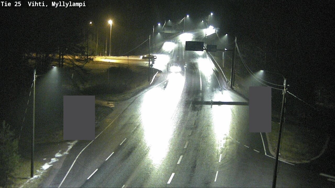 Weather Camera Image Väg 25 Lojo Myllylampi, Lohja, Uusimaa