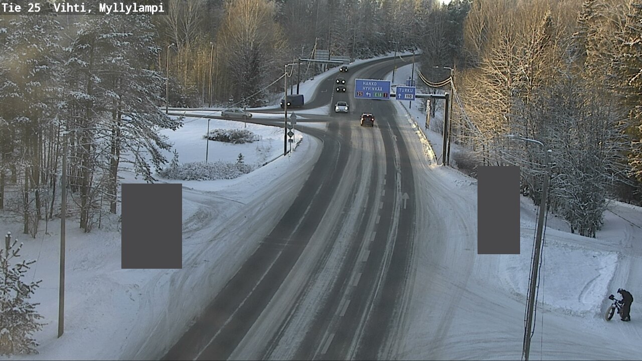 Weather Camera Image Road 25 Lohja Myllylampi, Lohja, Uusimaa