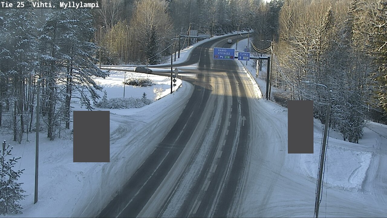 Weather Camera Image Road 25 Lohja Myllylampi, Lohja, Uusimaa