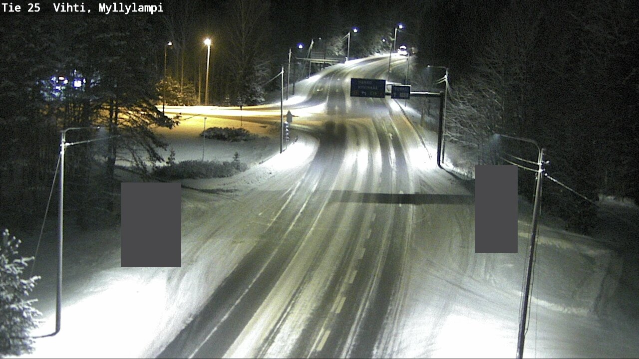 Weather Camera Image Road 25 Lohja Myllylampi, Lohja, Uusimaa