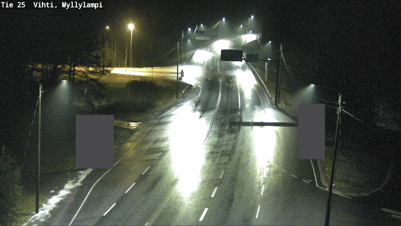 Weather Camera Image Väg 25 Lojo Myllylampi, Lohja, Uusimaa