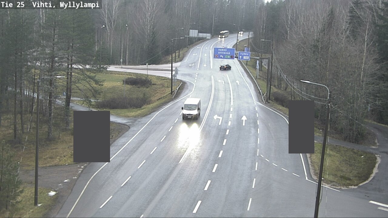 Weather Camera Image Road 25 Lohja Myllylampi, Lohja, Uusimaa
