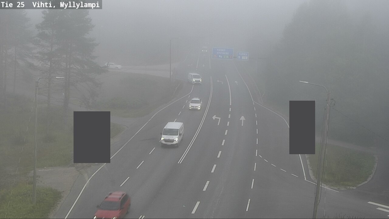 Weather Camera Image Road 25 Lohja Myllylampi, Lohja, Uusimaa