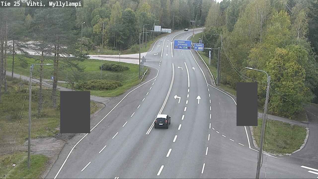 Weather Camera Image Road 25 Lohja Myllylampi, Lohja, Uusimaa