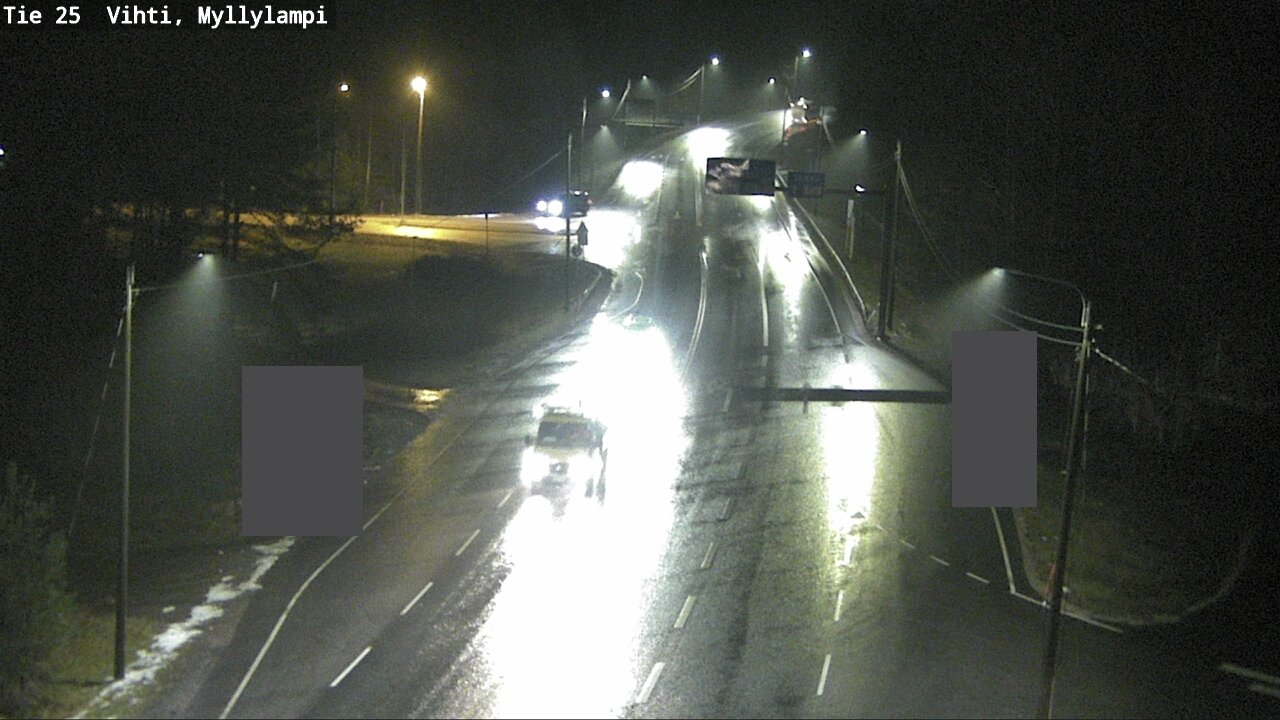 Weather Camera Image Väg 25 Lojo Myllylampi, Lohja, Uusimaa