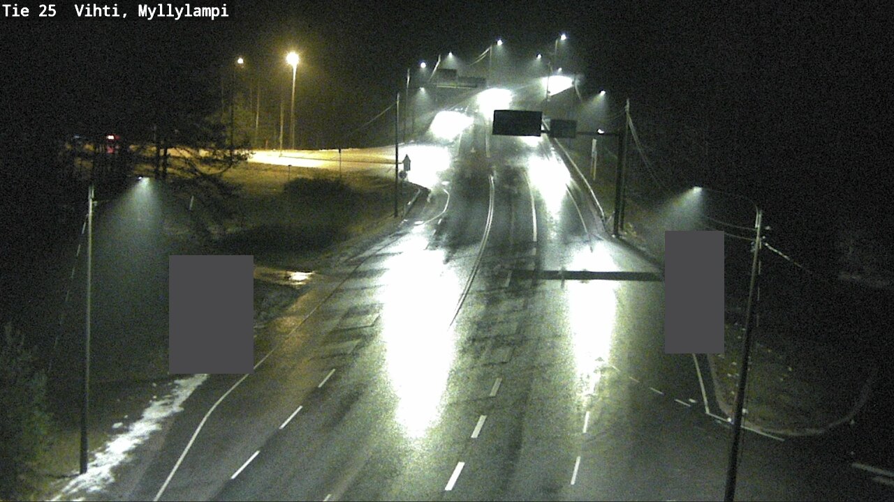 Weather Camera Image Väg 25 Lojo Myllylampi, Lohja, Uusimaa