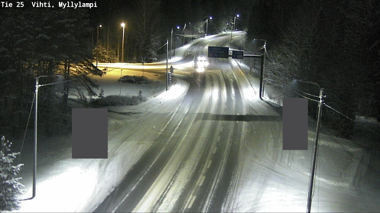 Weather Camera Image Road 25 Lohja Myllylampi, Lohja, Uusimaa