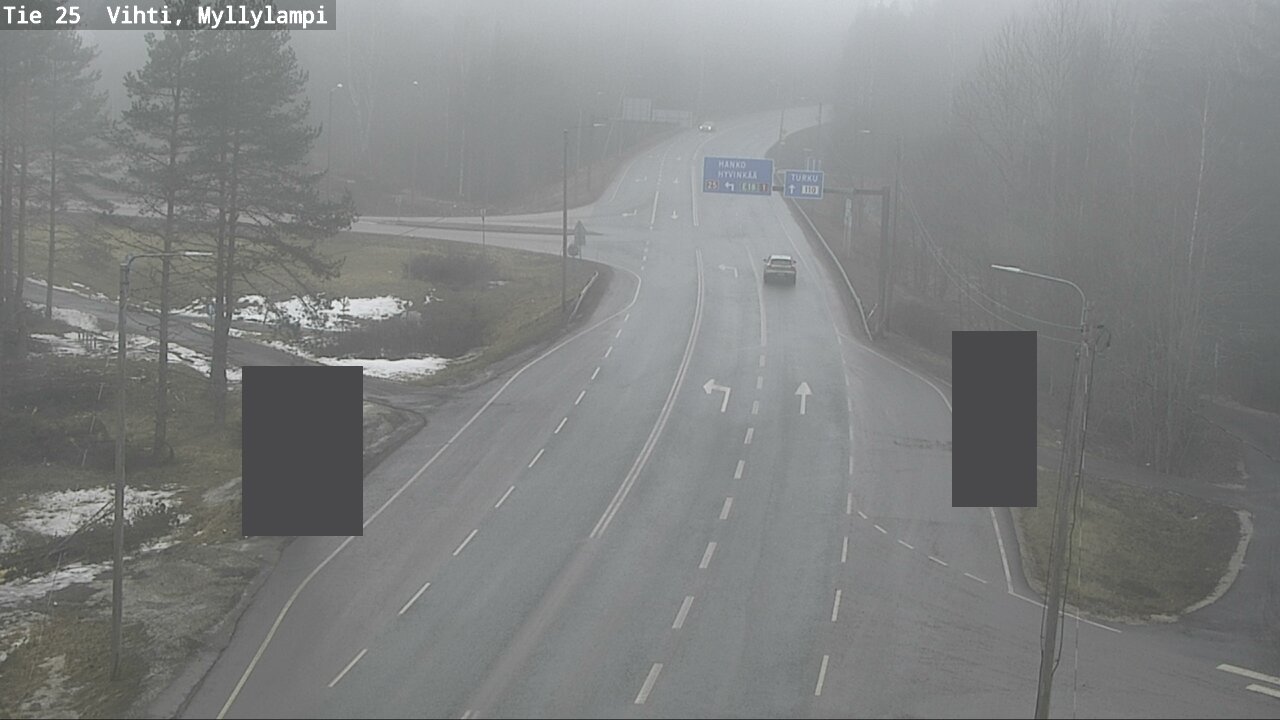 Weather Camera Image Road 25 Lohja Myllylampi, Lohja, Uusimaa