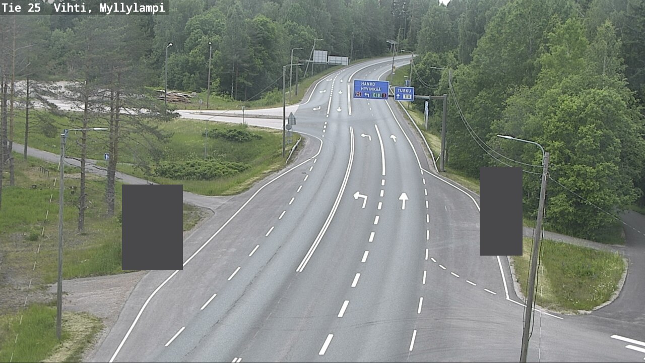 Weather Camera Image Road 25 Lohja Myllylampi, Lohja, Uusimaa