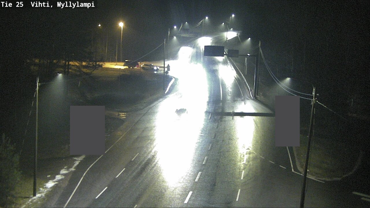 Weather Camera Image Väg 25 Lojo Myllylampi, Lohja, Uusimaa