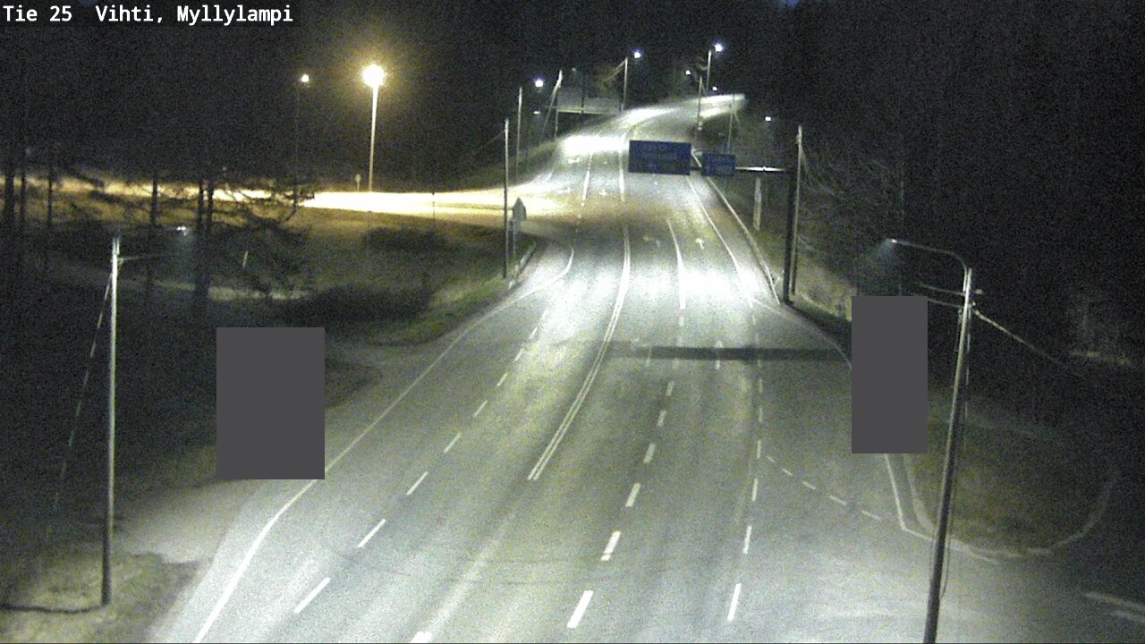 Weather Camera Image Road 25 Lohja Myllylampi, Lohja, Uusimaa