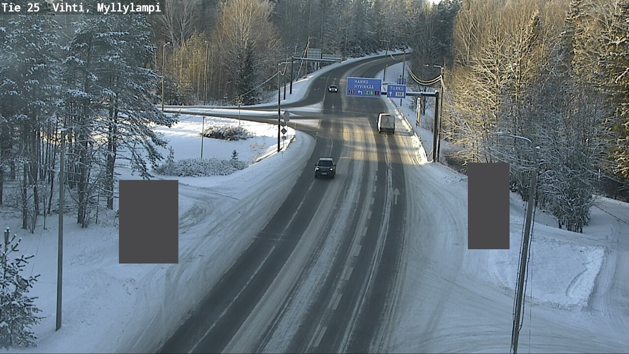 Weather Camera Image Road 25 Lohja Myllylampi, Lohja, Uusimaa