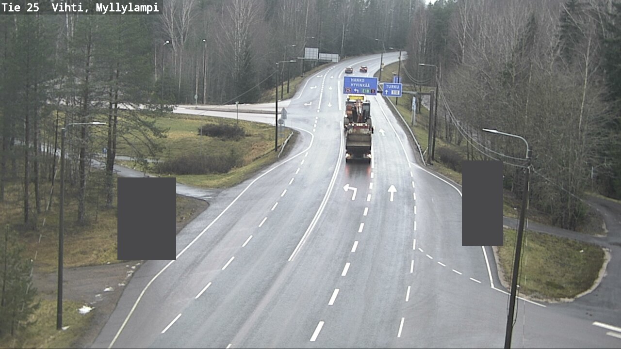 Weather Camera Image Road 25 Lohja Myllylampi, Lohja, Uusimaa