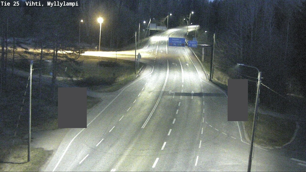 Weather Camera Image Road 25 Lohja Myllylampi, Lohja, Uusimaa
