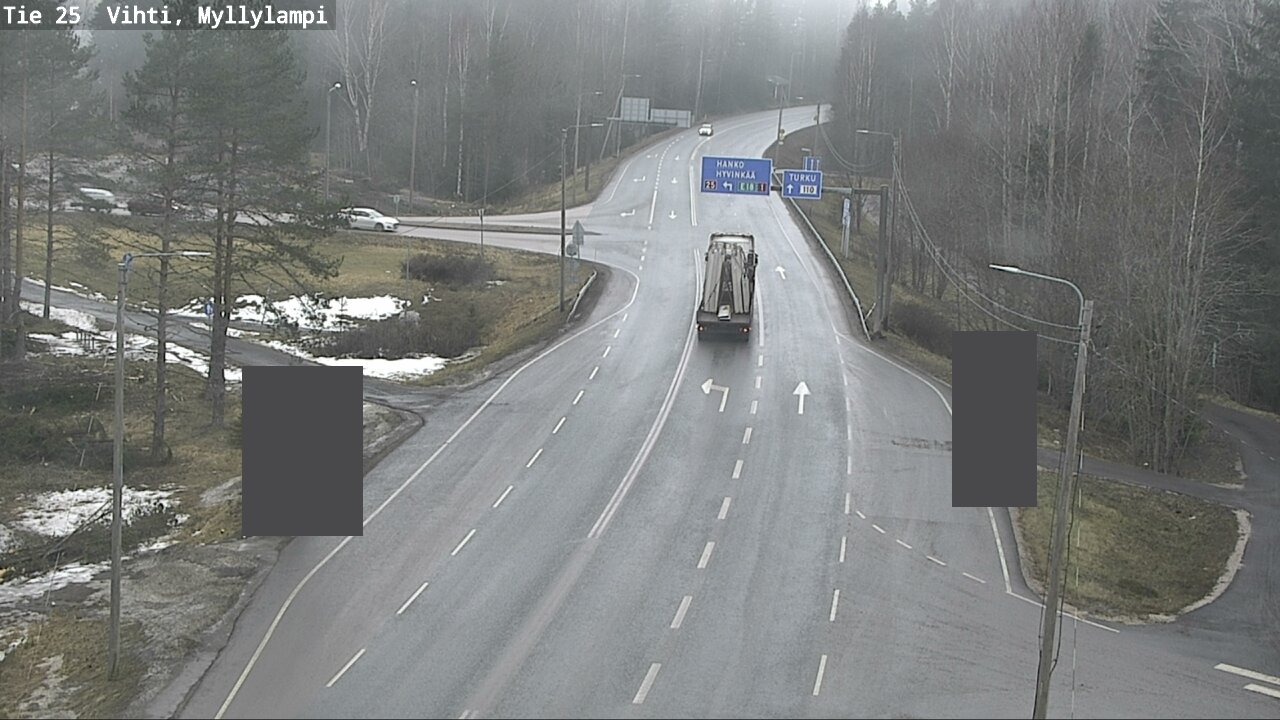 Weather Camera Image Road 25 Lohja Myllylampi, Lohja, Uusimaa