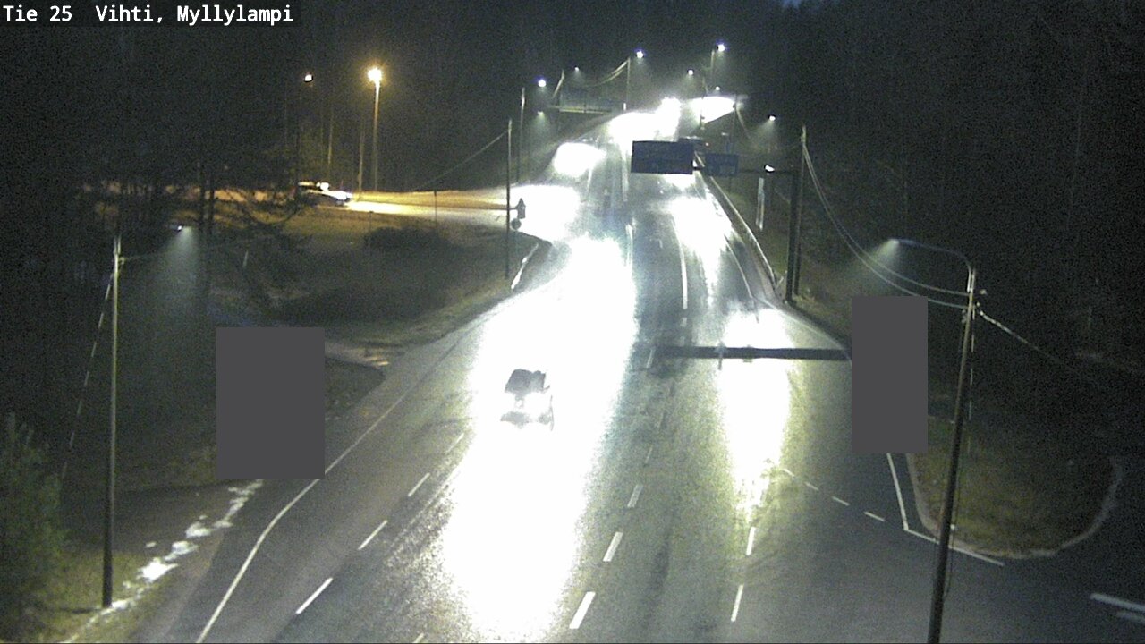 Weather Camera Image Väg 25 Lojo Myllylampi, Lohja, Uusimaa