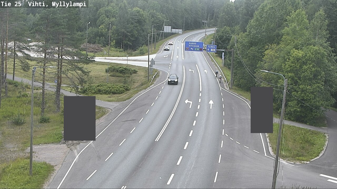 Weather Camera Image Väg 25 Lojo Myllylampi, Lohja, Uusimaa