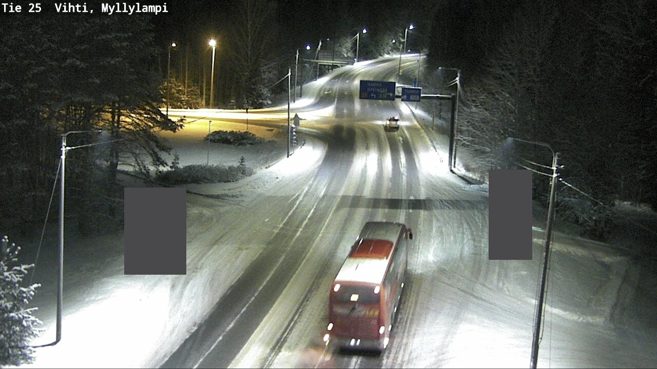 Weather Camera Image Road 25 Lohja Myllylampi, Lohja, Uusimaa