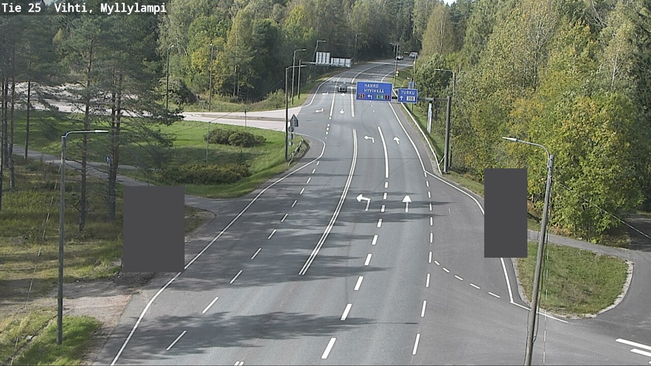 Weather Camera Image Road 25 Lohja Myllylampi, Lohja, Uusimaa