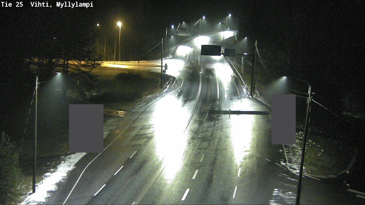 Weather Camera Image Väg 25 Lojo Myllylampi, Lohja, Uusimaa