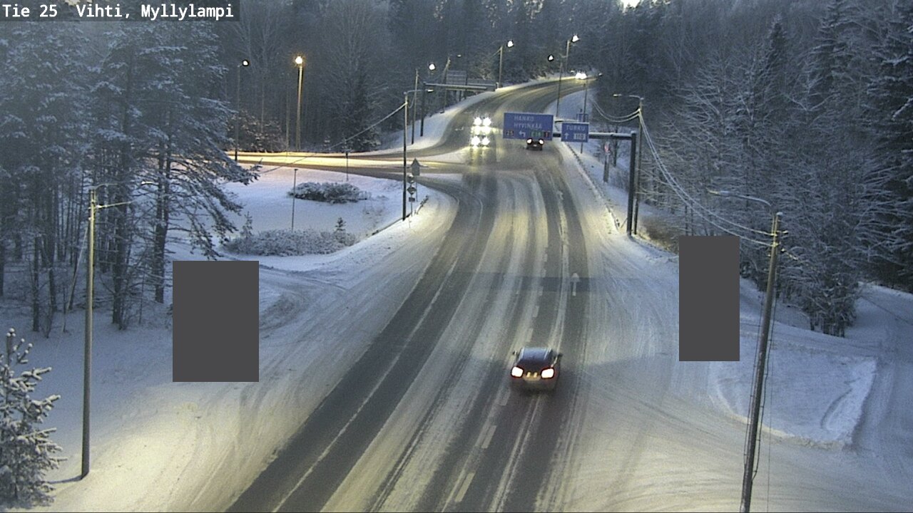Weather Camera Image Road 25 Lohja Myllylampi, Lohja, Uusimaa