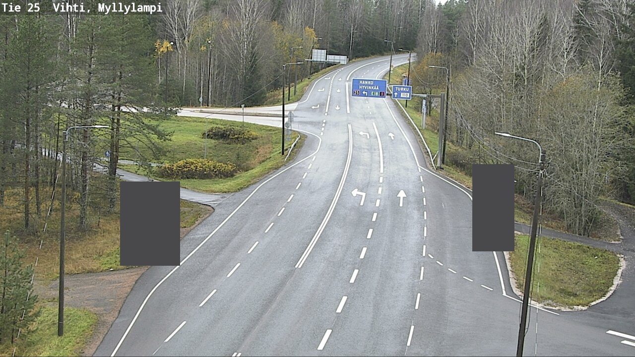 Kelikamerat Kuva Tie 25 Lohja Myllylampi, Lohja, Uusimaa