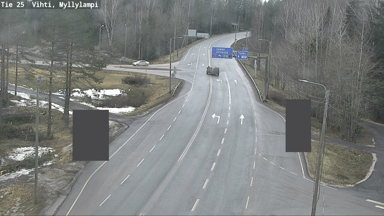 Weather Camera Image Road 25 Lohja Myllylampi, Lohja, Uusimaa
