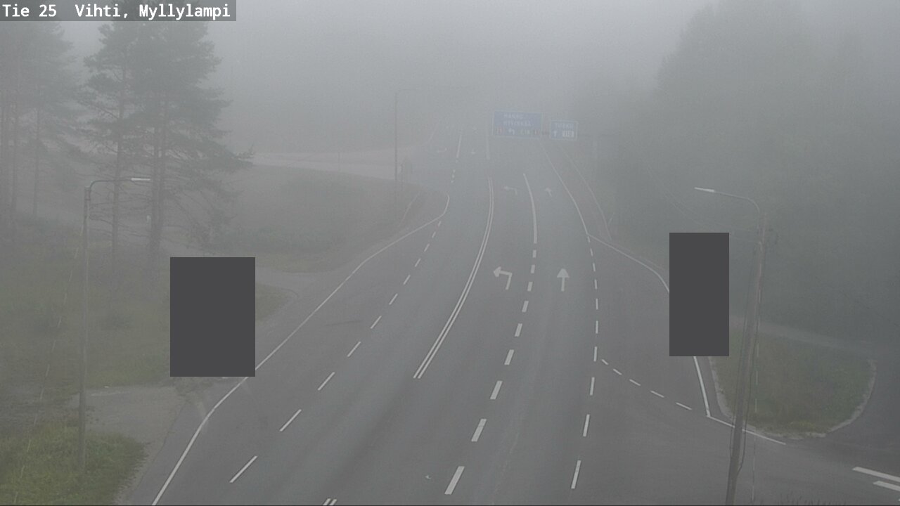 Weather Camera Image Road 25 Lohja Myllylampi, Lohja, Uusimaa