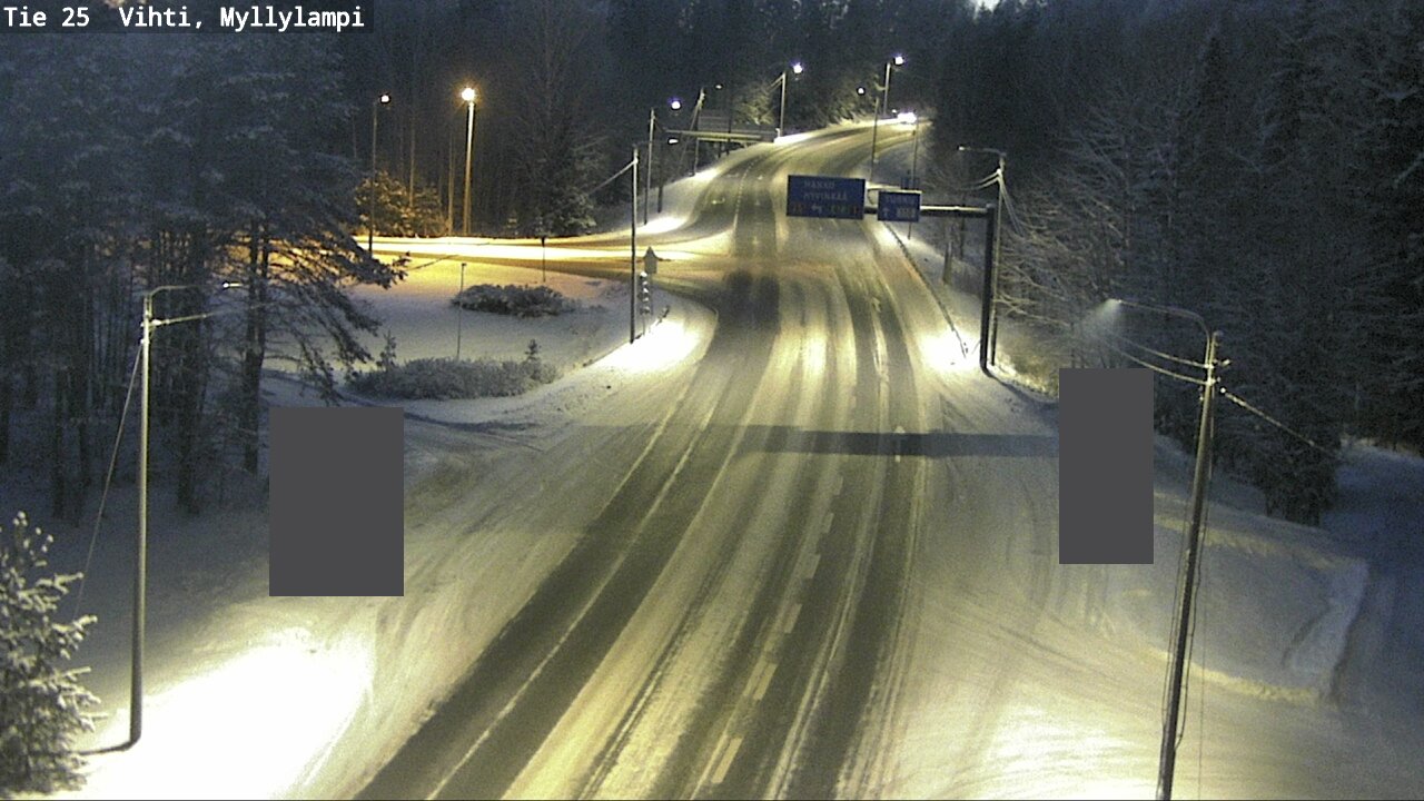Weather Camera Image Road 25 Lohja Myllylampi, Lohja, Uusimaa