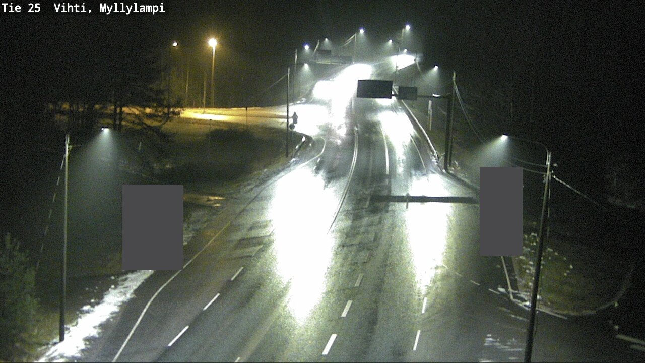 Weather Camera Image Väg 25 Lojo Myllylampi, Lohja, Uusimaa