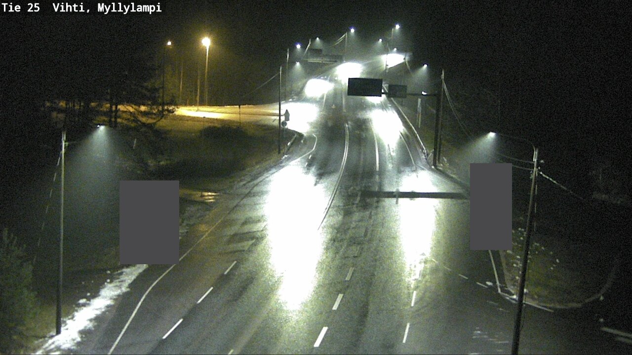 Weather Camera Image Väg 25 Lojo Myllylampi, Lohja, Uusimaa