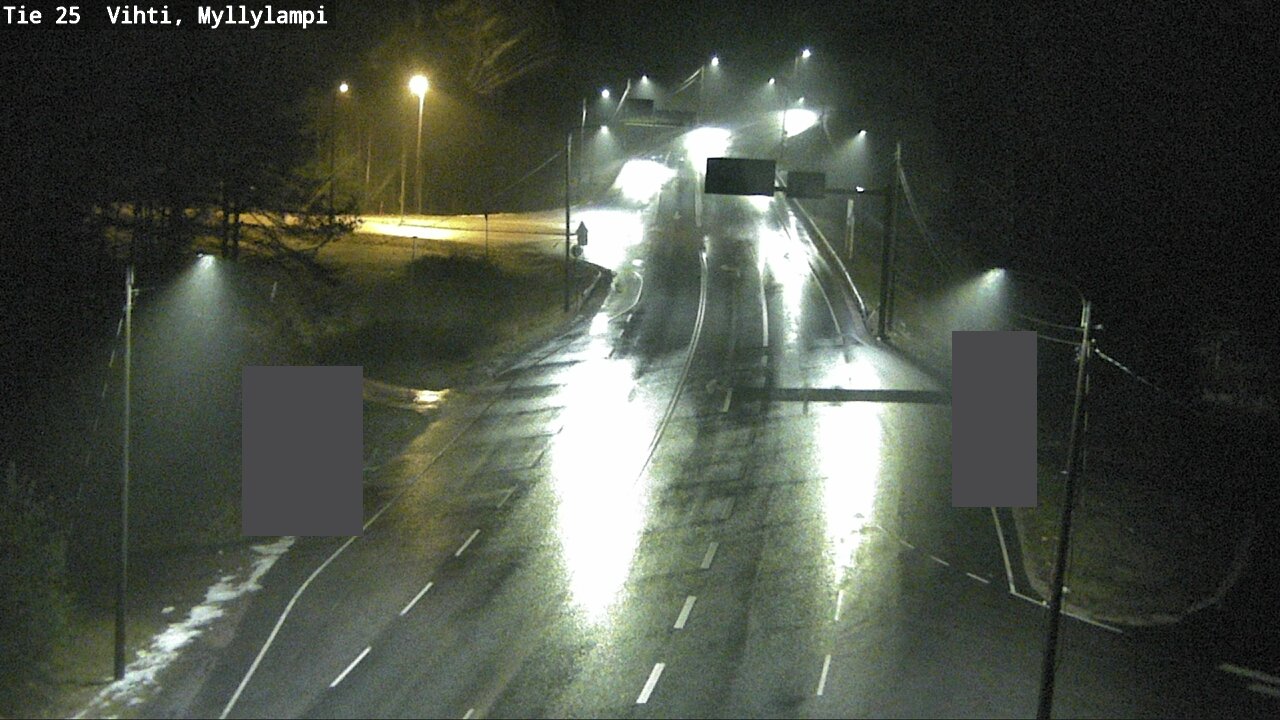 Weather Camera Image Väg 25 Lojo Myllylampi, Lohja, Uusimaa