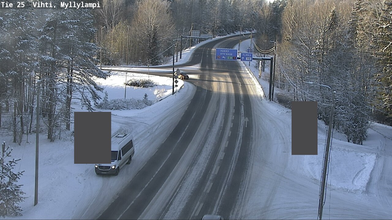 Weather Camera Image Road 25 Lohja Myllylampi, Lohja, Uusimaa