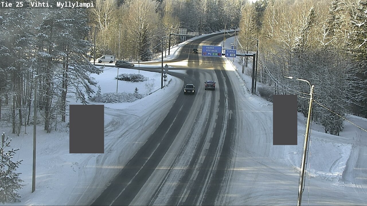 Weather Camera Image Road 25 Lohja Myllylampi, Lohja, Uusimaa