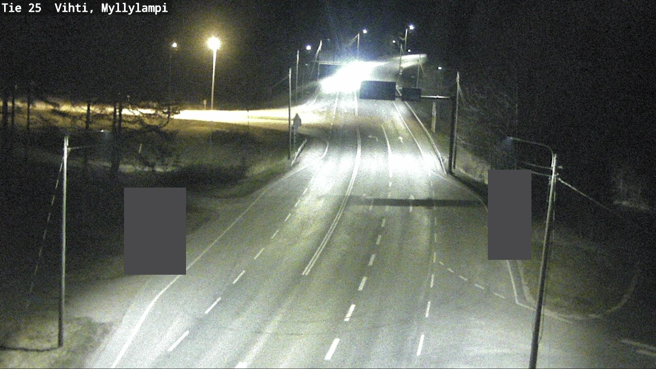 Weather Camera Image Väg 25 Lojo Myllylampi, Lohja, Uusimaa