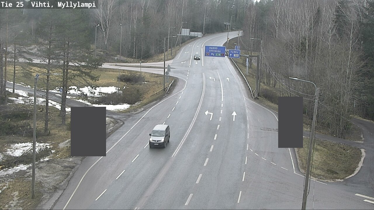 Weather Camera Image Road 25 Lohja Myllylampi, Lohja, Uusimaa