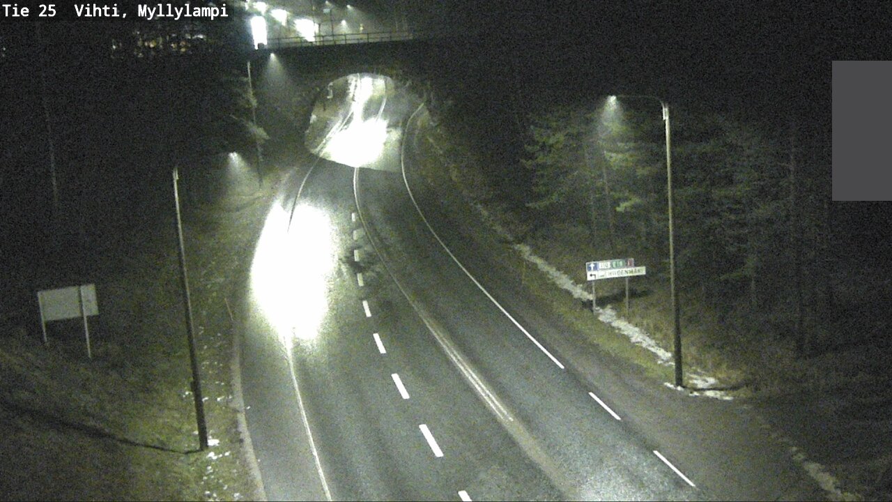 Weather Camera Image Road 25 Lohja Myllylampi, Lohja, Uusimaa