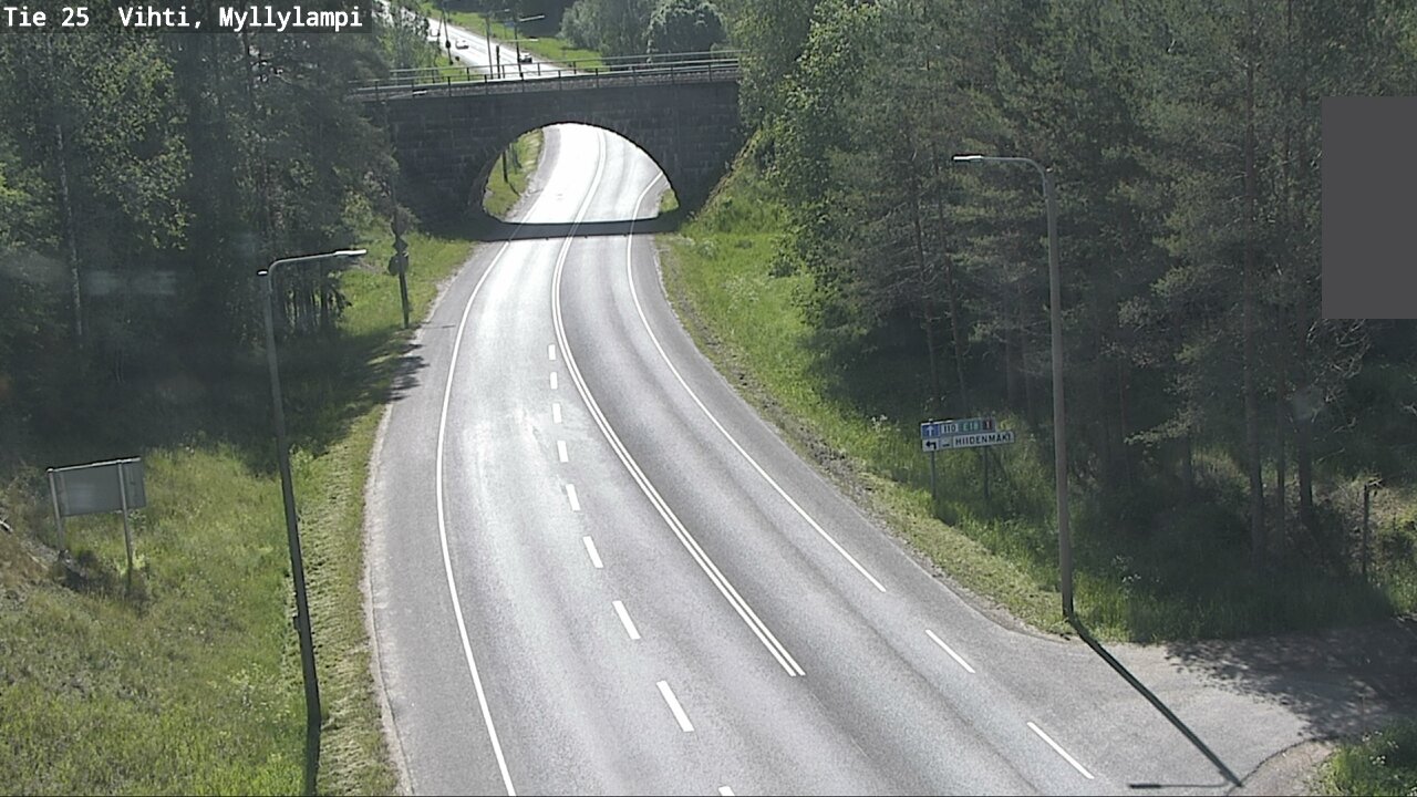 Kelikamerat Kuva Tie 25 Lohja Myllylampi, Lohja, Uusimaa