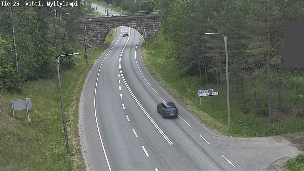 Weather Camera Image Road 25 Lohja Myllylampi, Lohja, Uusimaa