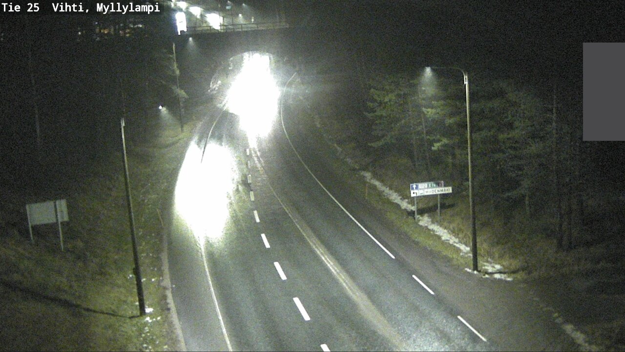 Weather Camera Image Road 25 Lohja Myllylampi, Lohja, Uusimaa