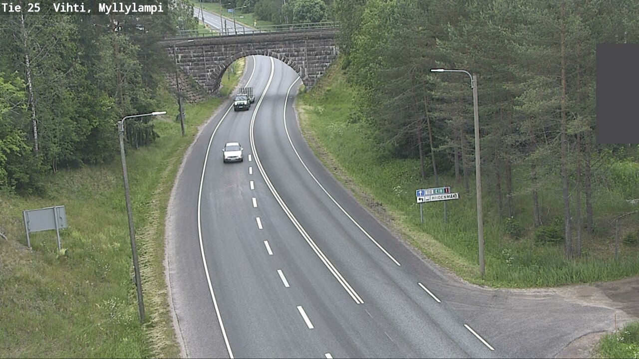 Weather Camera Image Road 25 Lohja Myllylampi, Lohja, Uusimaa
