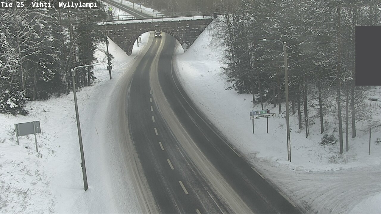Weather Camera Image Road 25 Lohja Myllylampi, Lohja, Uusimaa