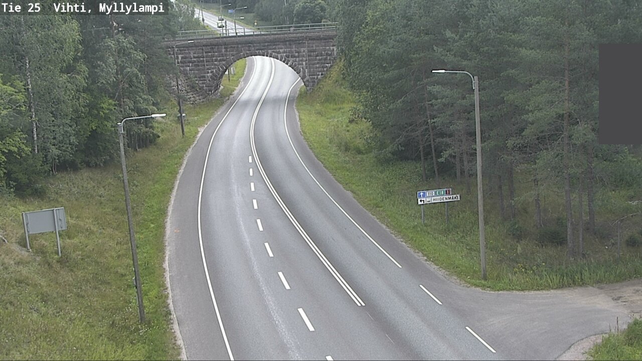 Weather Camera Image Road 25 Lohja Myllylampi, Lohja, Uusimaa