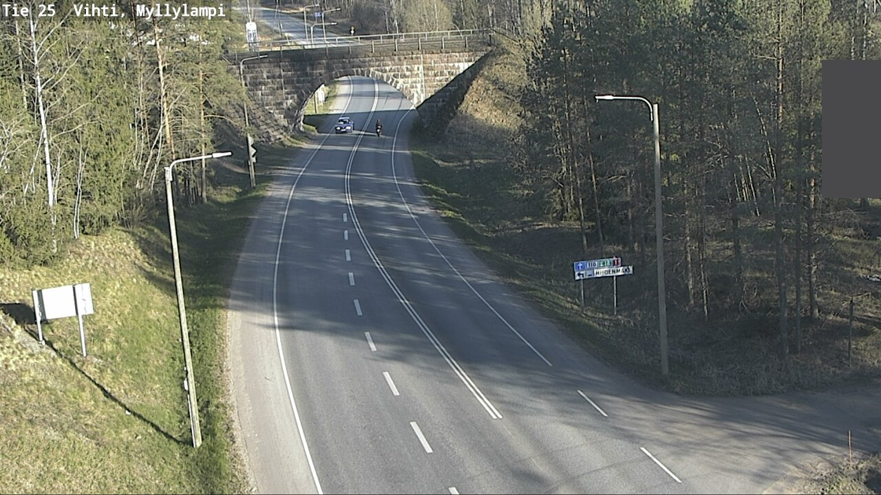Kelikamerat Kuva Tie 25 Lohja Myllylampi, Lohja, Uusimaa