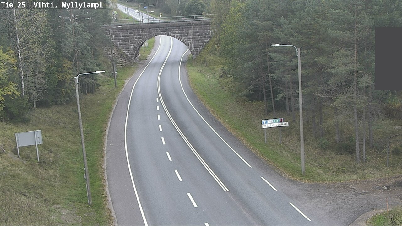 Kelikamerat Kuva Tie 25 Lohja Myllylampi, Lohja, Uusimaa