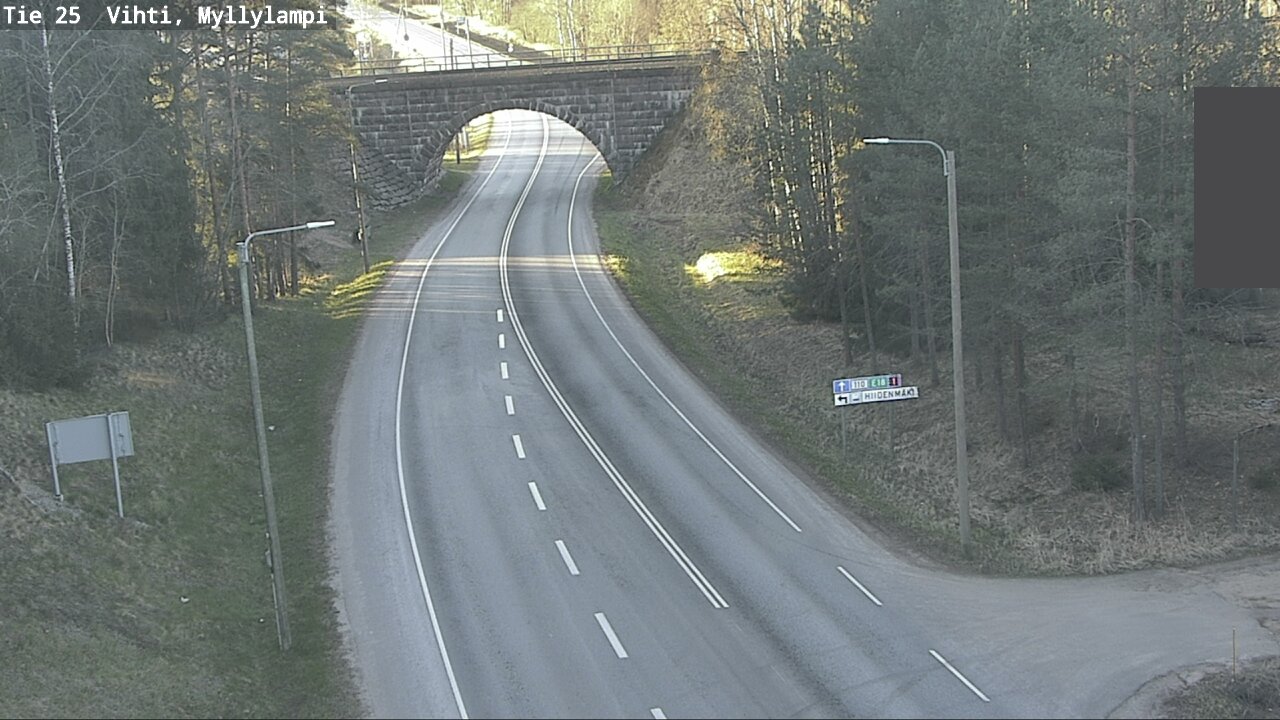 Kelikamerat Kuva Tie 25 Lohja Myllylampi, Lohja, Uusimaa