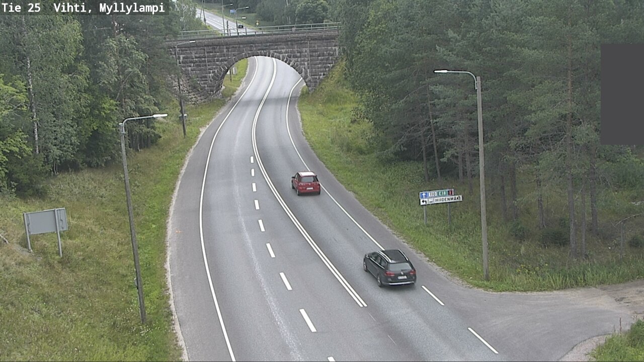 Weather Camera Image Road 25 Lohja Myllylampi, Lohja, Uusimaa