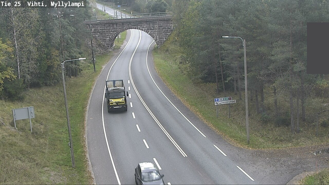 Weather Camera Image Road 25 Lohja Myllylampi, Lohja, Uusimaa