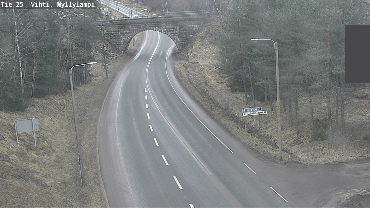Weather Camera Image Road 25 Lohja Myllylampi, Lohja, Uusimaa
